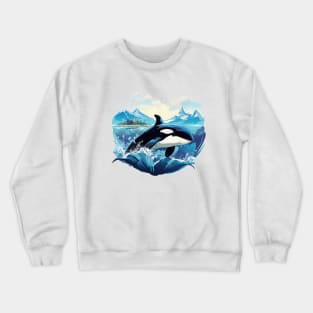 Orca Killerwhale Crewneck Sweatshirt